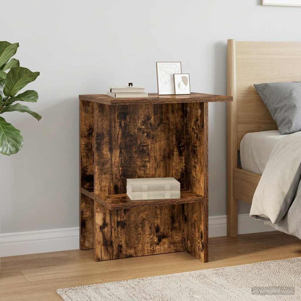 Couchtisch Räuchereiche 40 x 30 x 49 cm Holzwerkstoff