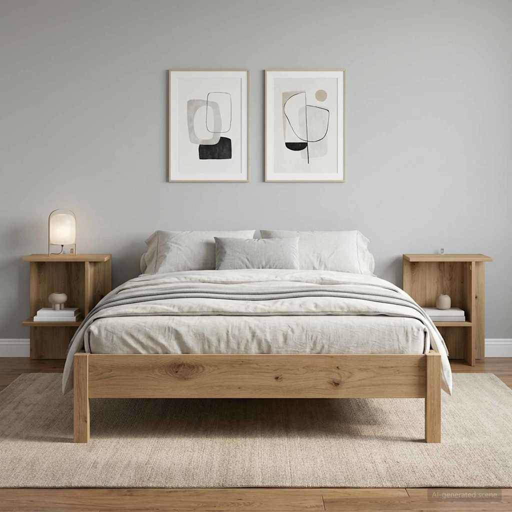 Couchtisch 2 stk. Artisan-Eiche 40 x 30 x 49 cm Holzwerkstoff