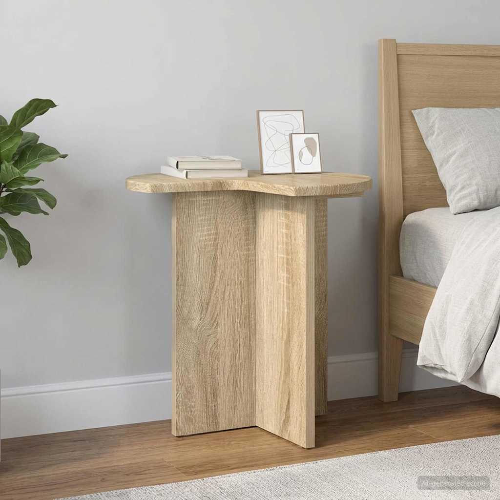Beistelltisch 2 Stk. Sonoma-Eiche Ø 39 x 38 cm Holzwerkstoff