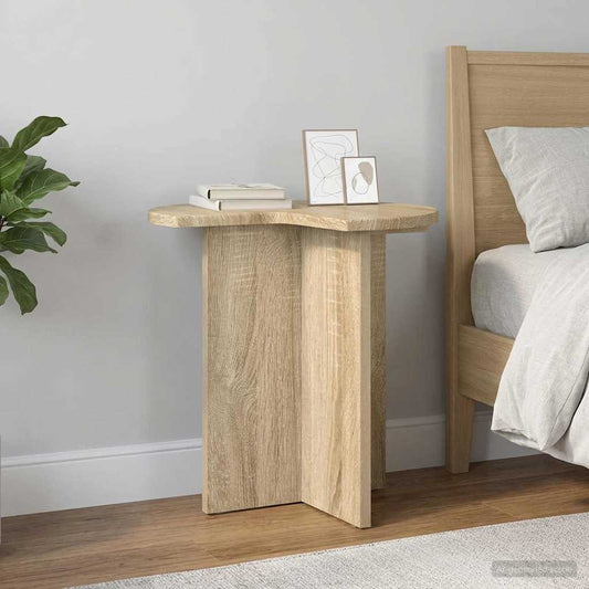 Beistelltisch 2 Stk. Sonoma-Eiche Ø 39 x 38 cm Holzwerkstoff