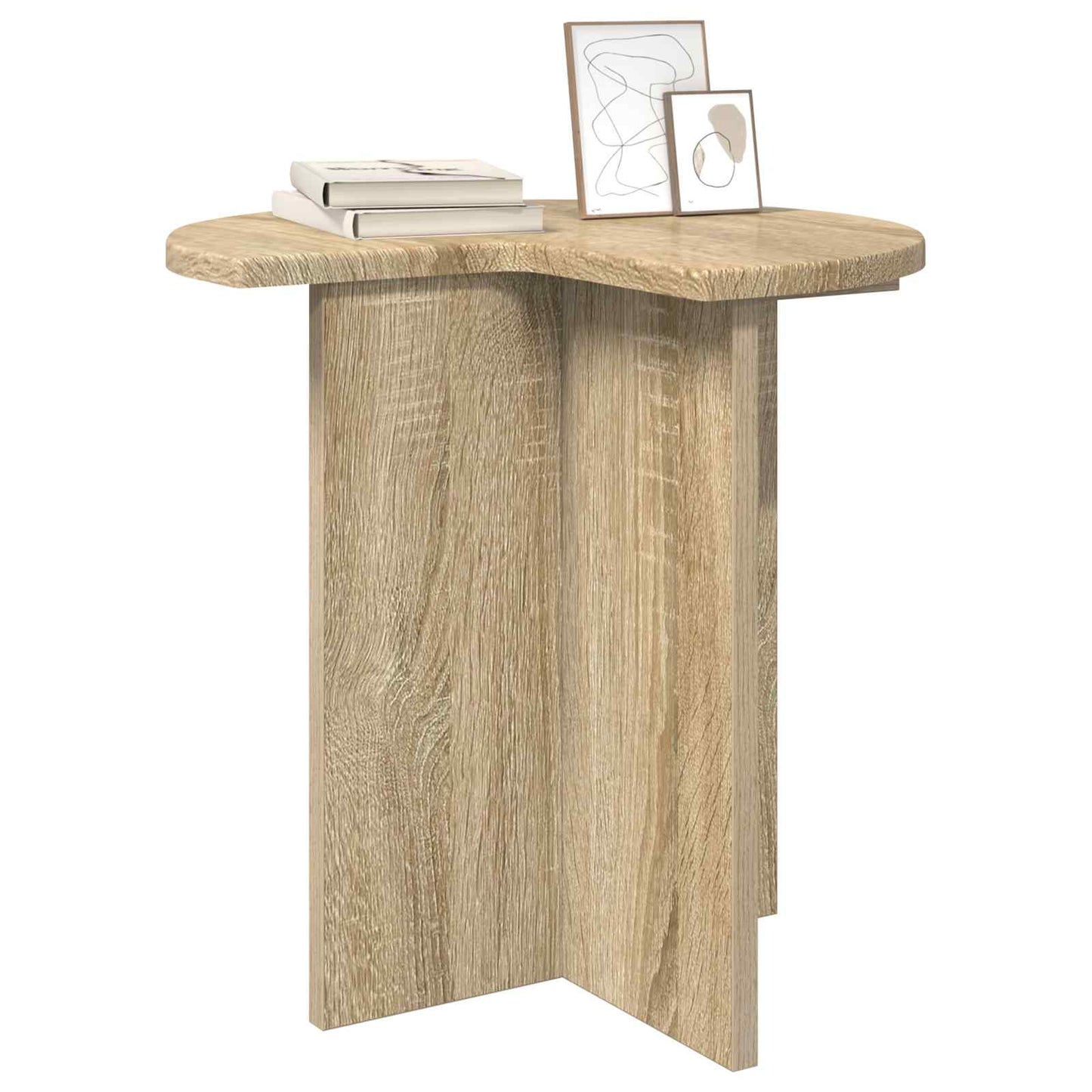 Beistelltisch Sonoma-Eiche Ø 39 x 38 cm Holzwerkstoff
