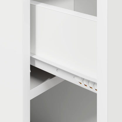 Bettschrank Weiß 29 x 31,5 x 49 cm Holzwerkstoff