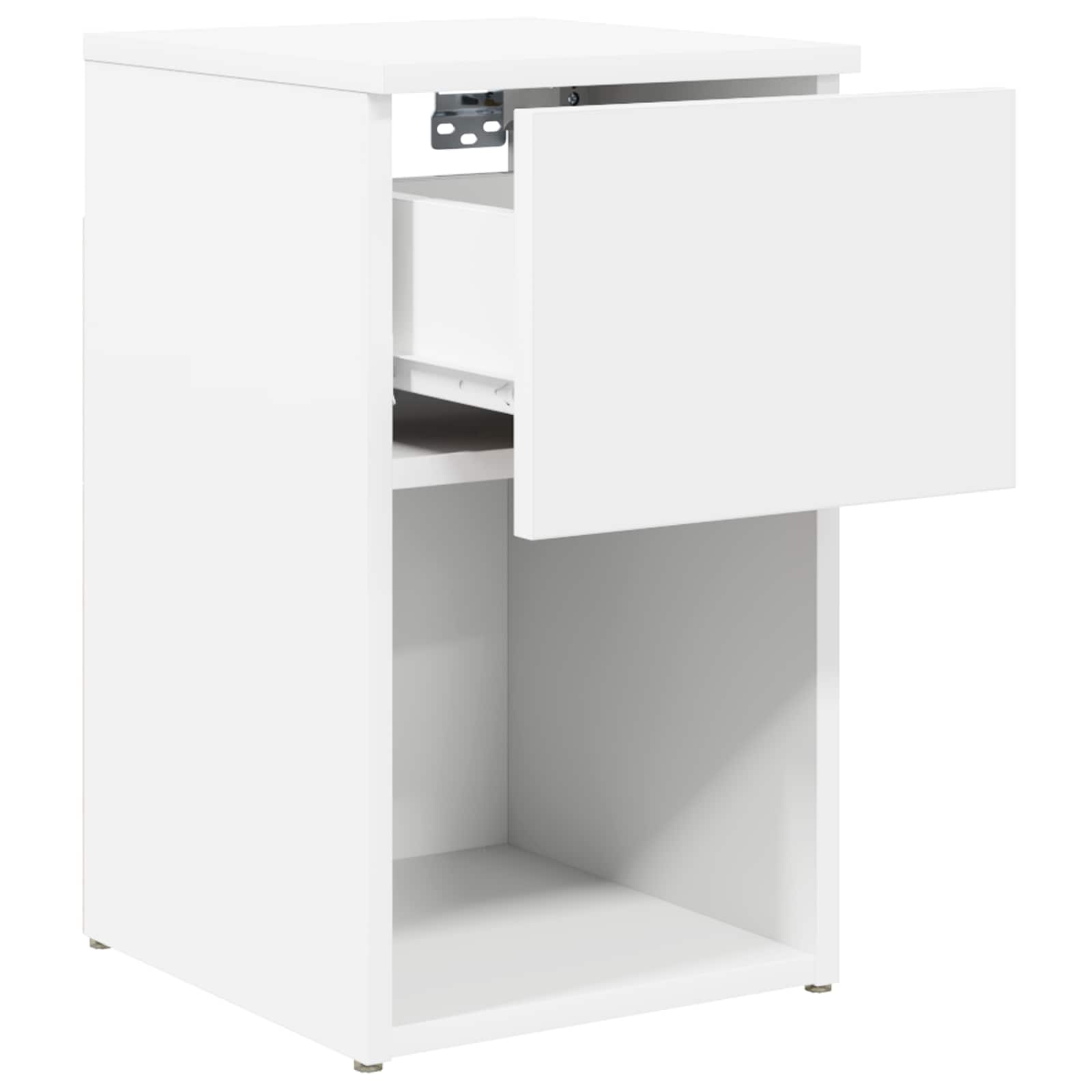 Bettschrank Weiß 29 x 31,5 x 49 cm Holzwerkstoff