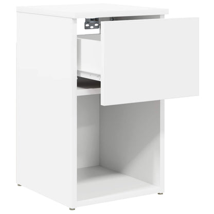 Bettschrank Weiß 29 x 31,5 x 49 cm Holzwerkstoff