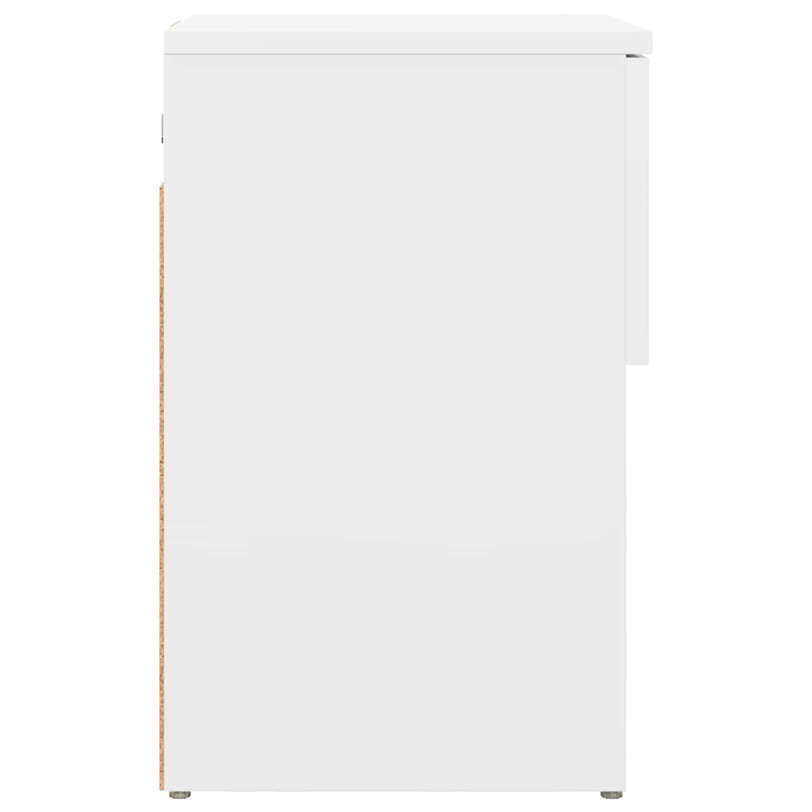 Bettschrank Weiß 29 x 31,5 x 49 cm Holzwerkstoff