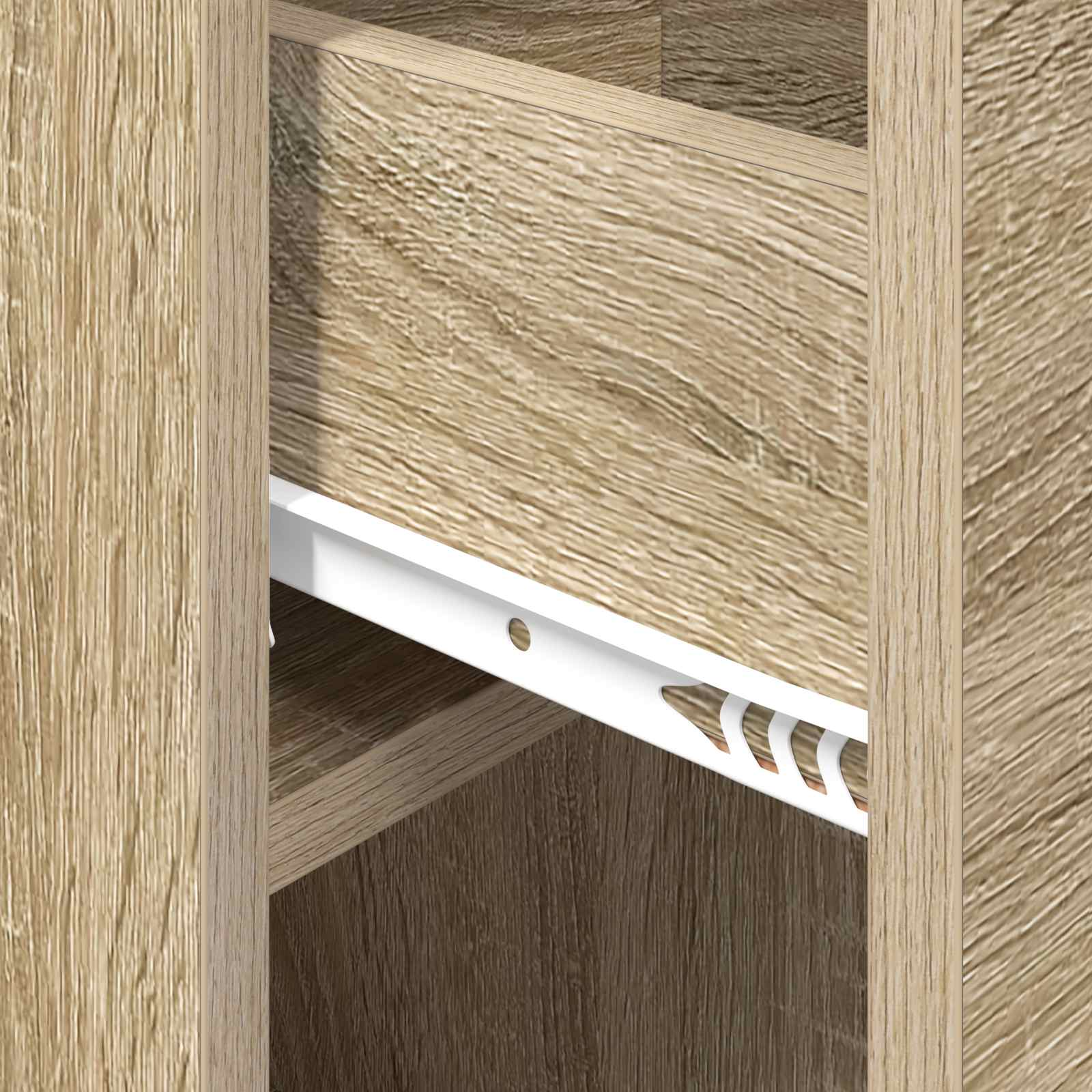 Bettschrank 2 Stk. Sonoma-Eiche 29 x 31,5 x 49 cm Holzwerkstoff