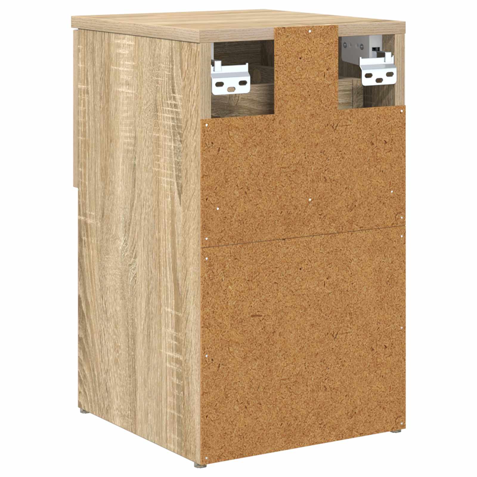 Bettschrank 2 Stk. Sonoma-Eiche 29 x 31,5 x 49 cm Holzwerkstoff