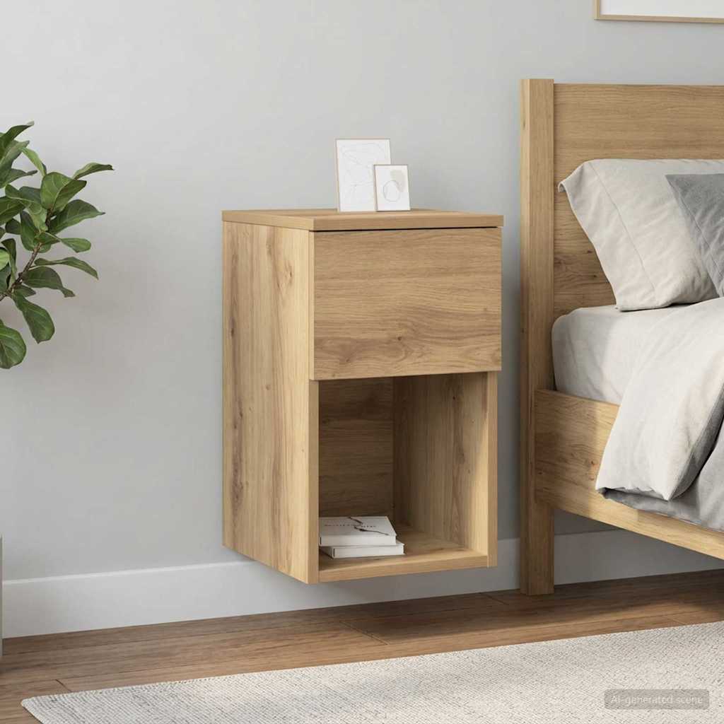 Bettschrank Artisan-Eiche 29 x 31,5 x 49 cm Holzwerkstoff