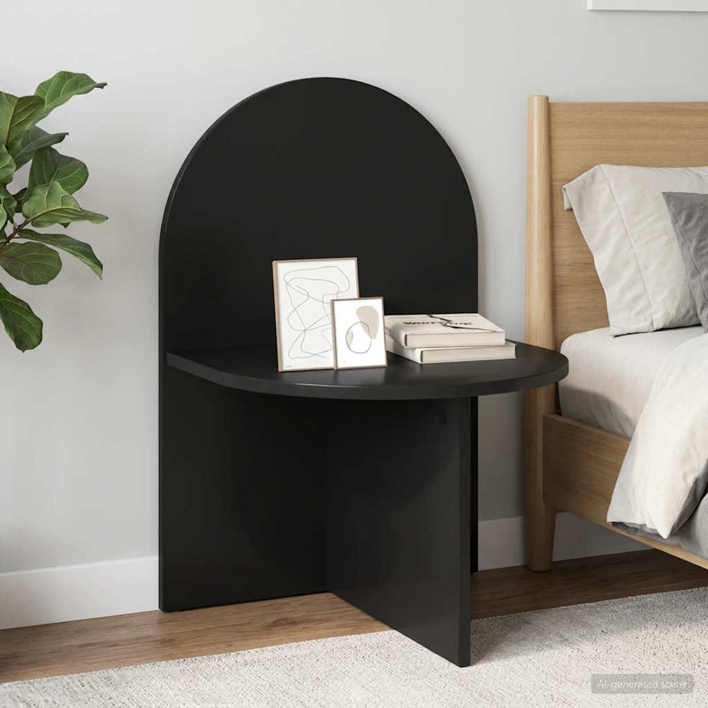 Nachttisch 2 stk. Schwarze Eiche 48 x 49 x 65 cm Holzwerkstoff