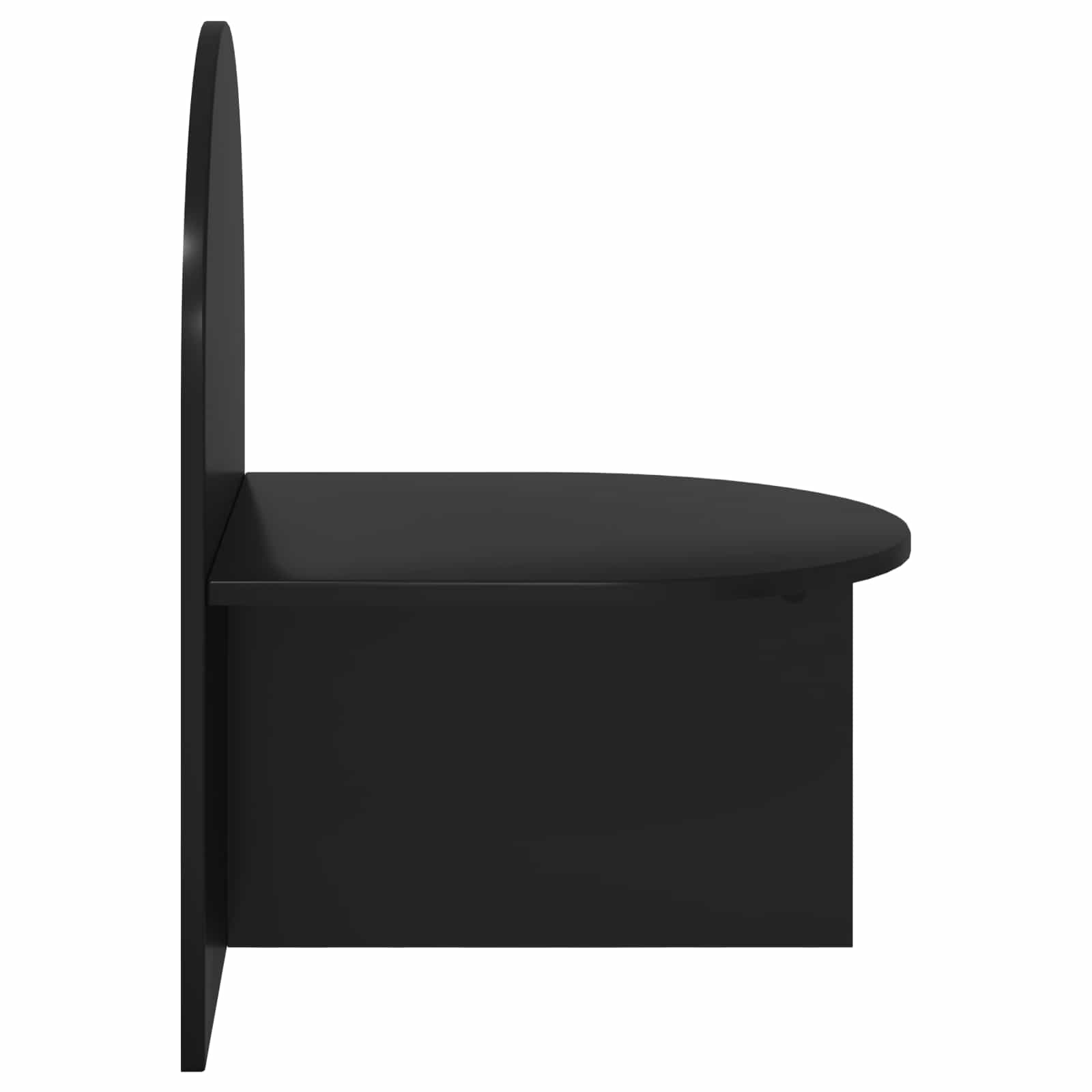 Nachttisch 2 stk. Schwarze Eiche 48 x 49 x 65 cm Holzwerkstoff