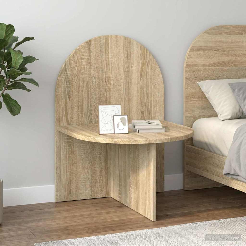 Nachttisch 2 stk. Sonoma-Eiche 48 x 49 x 65 cm Holzwerkstoff