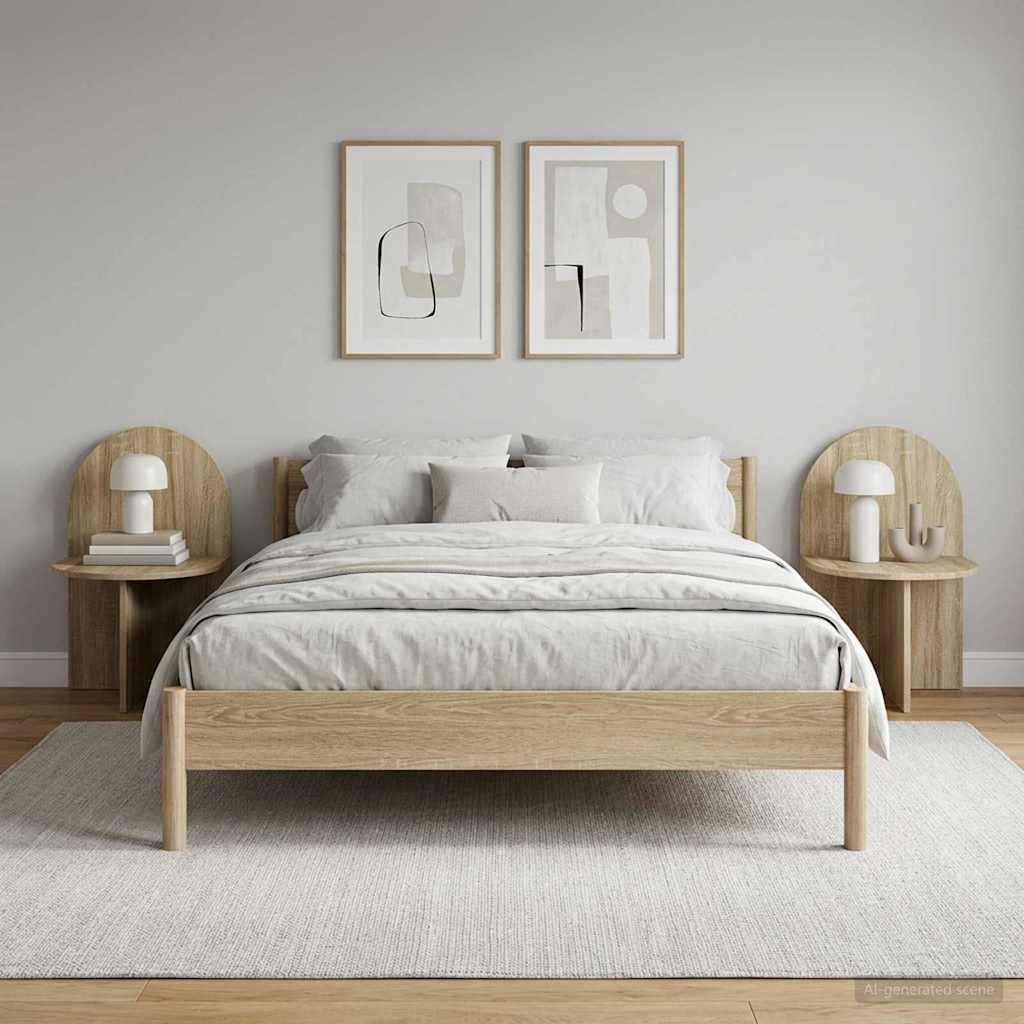 Nachttisch 2 stk. Sonoma-Eiche 48 x 49 x 65 cm Holzwerkstoff
