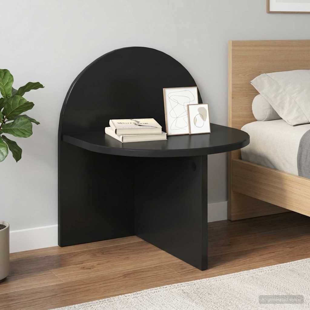 Nachttisch 2 stk. Schwarze Eiche 40 x 35,5 x 45,5 cm