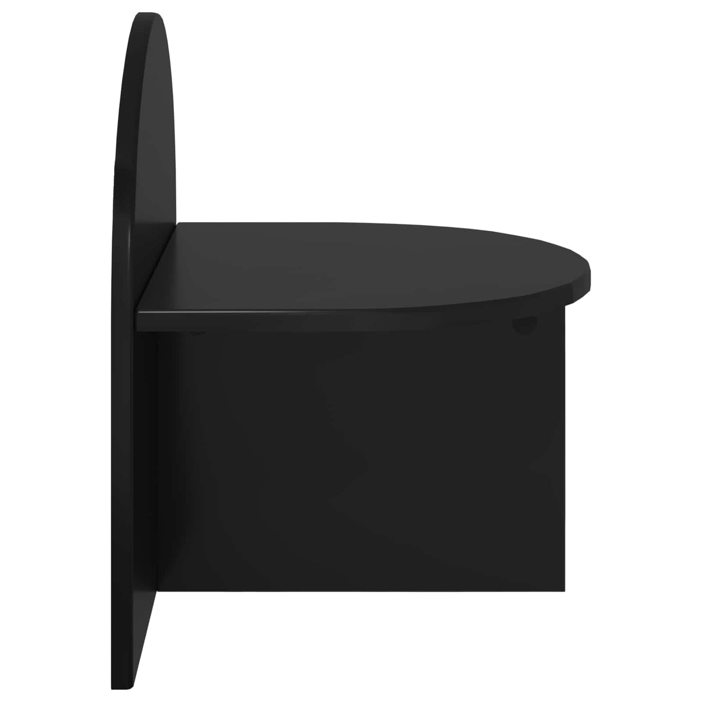 Nachttisch 2 stk. Schwarze Eiche 40 x 35,5 x 45,5 cm