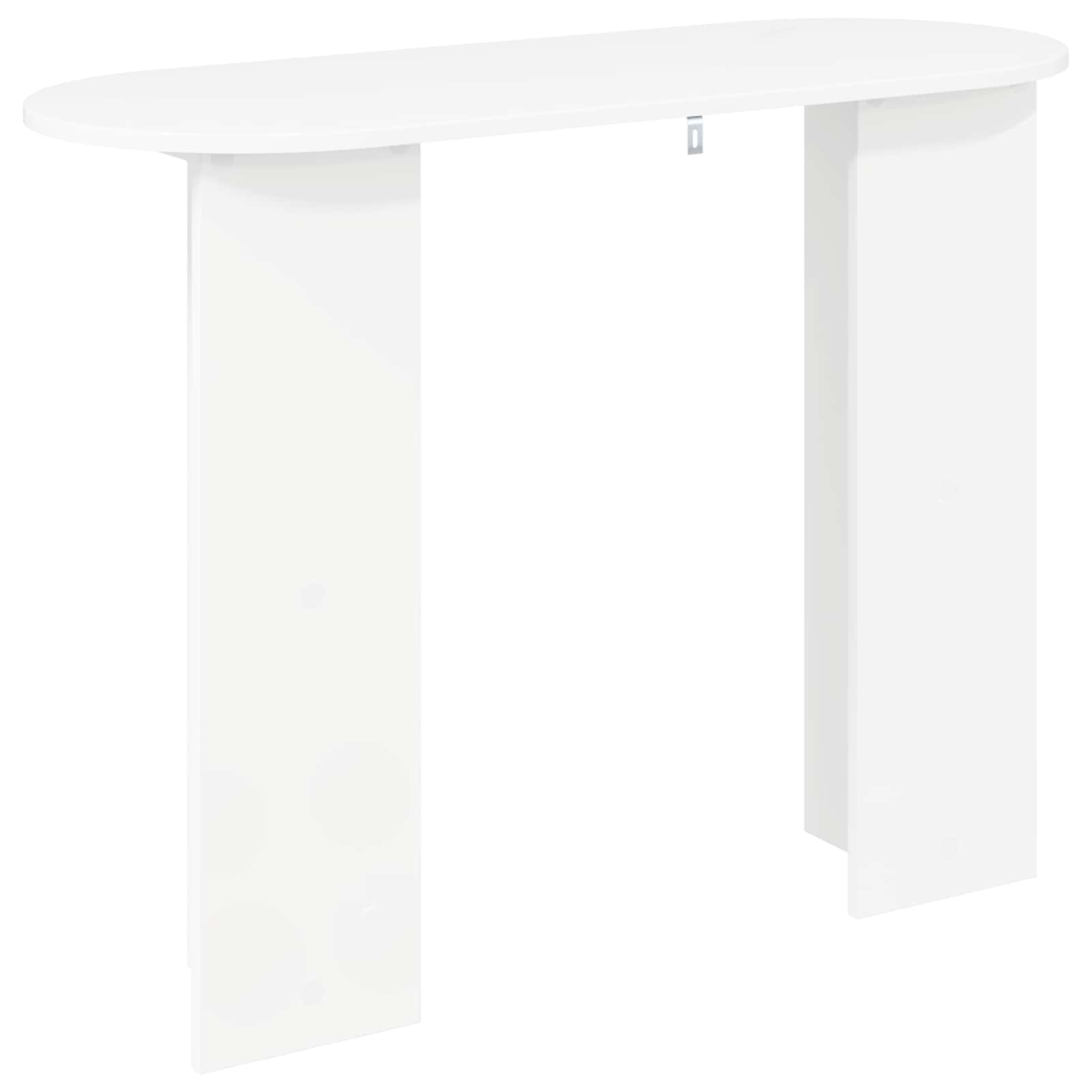 Konsolentisch Weiß 100 x 39,5 x 75 cm Holzwerkstoff