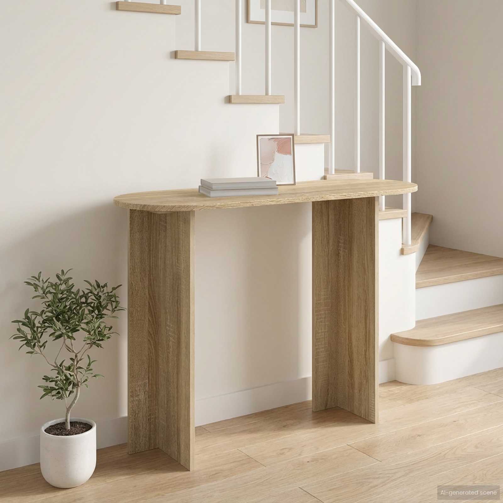 Konsolentisch Sonoma-Eiche 100 x 39,5 x 75 cm Holzwerkstoff