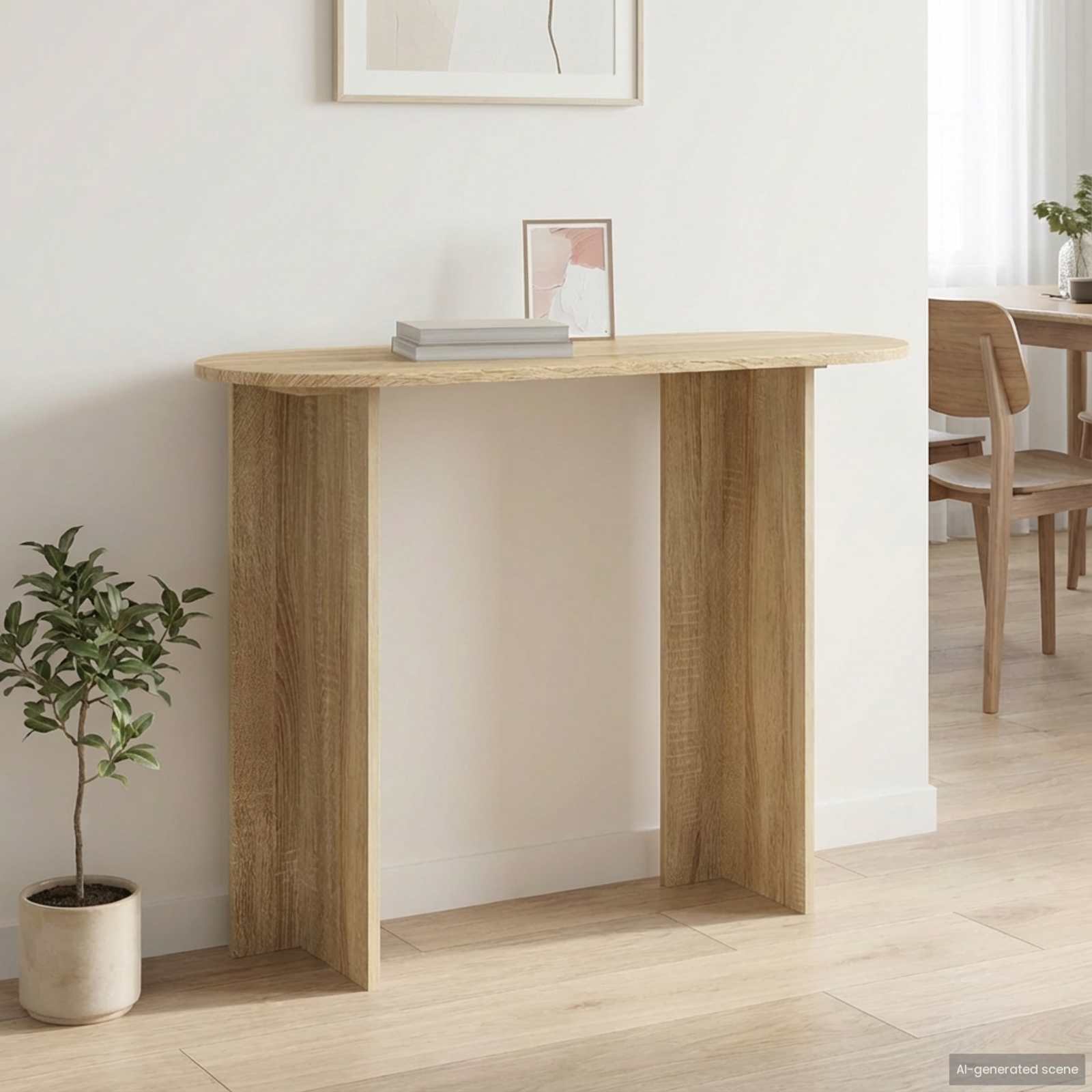 Konsolentisch Sonoma-Eiche 100 x 39,5 x 75 cm Holzwerkstoff