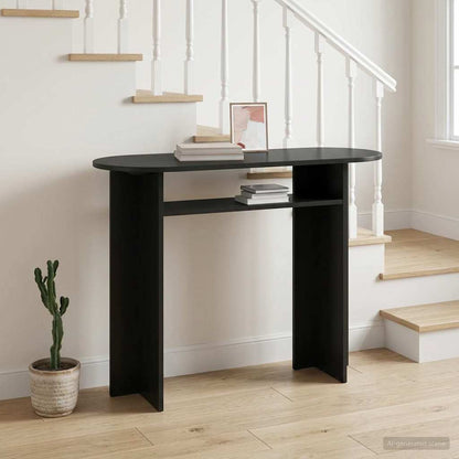 Konsolentisch Schwarz 100 x 39,5 x 75 cm Holzwerkstoff