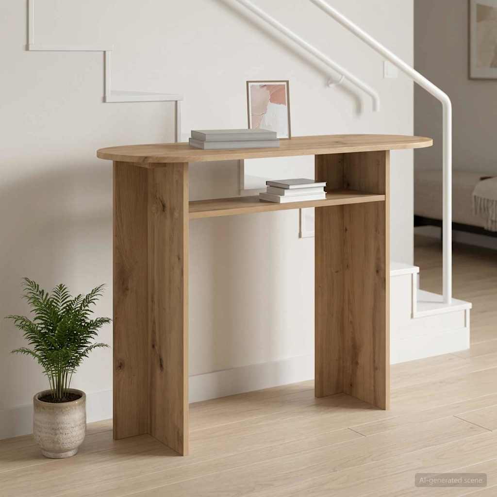 Konsolentisch Artisan-Eiche 100 x 39,5 x 75 cm Holzwerkstoff