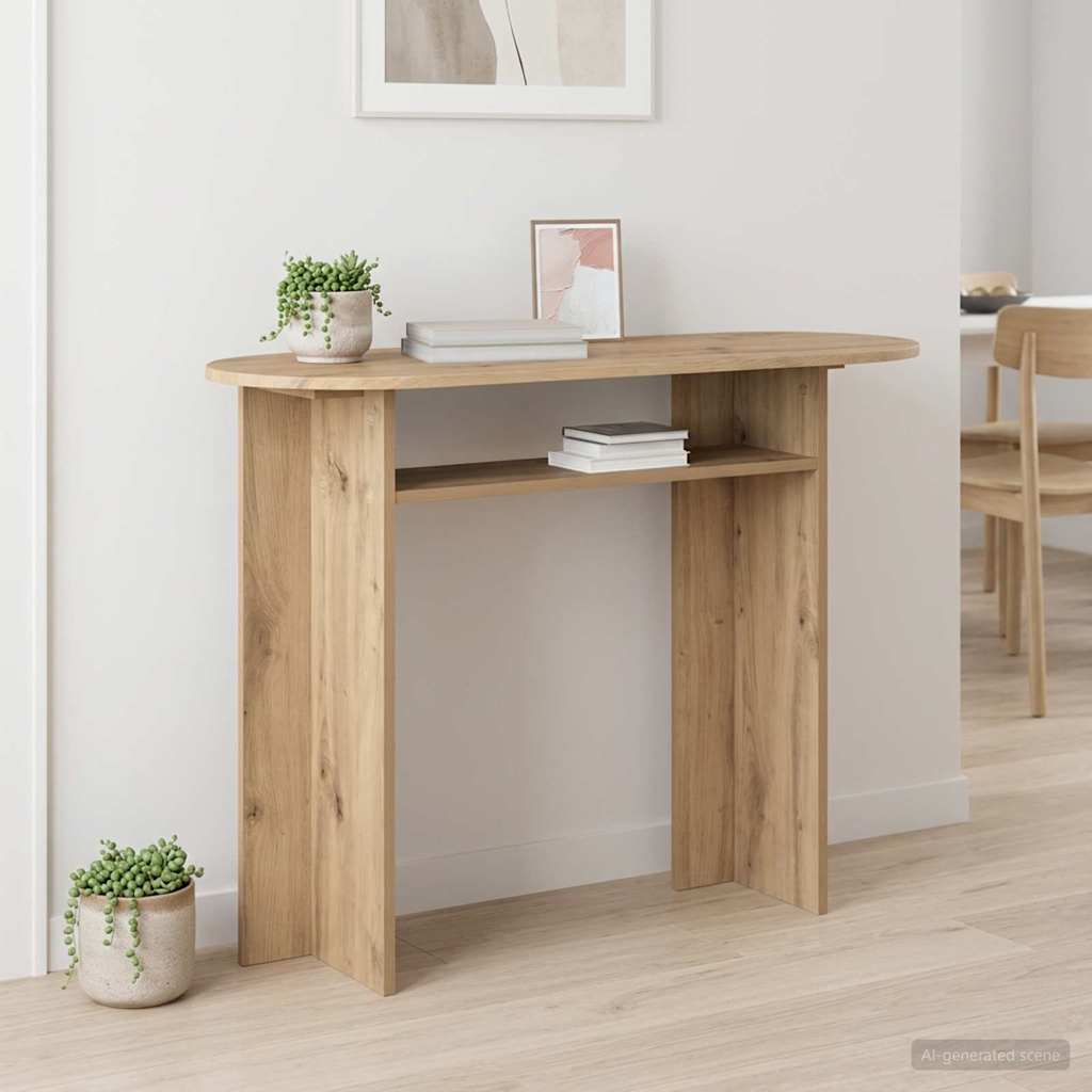 Konsolentisch Artisan-Eiche 100 x 39,5 x 75 cm Holzwerkstoff