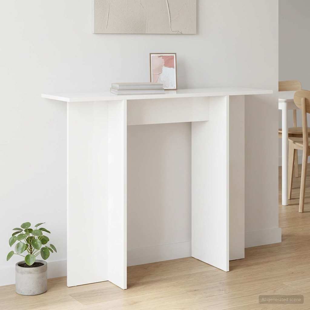 Konsolentisch Weiß 100 x 30 x 75 cm Holzwerkstoff