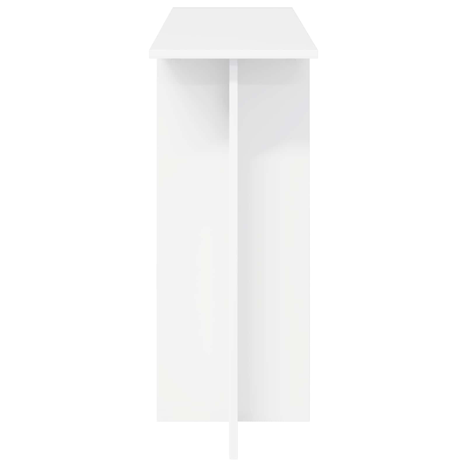 Konsolentisch Weiß 100 x 30 x 75 cm Holzwerkstoff