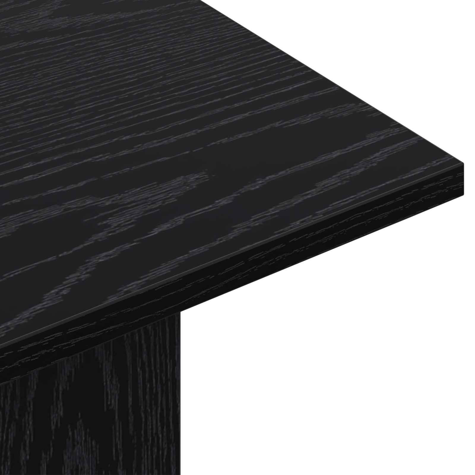 Konsolentisch Schwarze Eiche 100 x 30 x 75 cm Holzwerkstoff