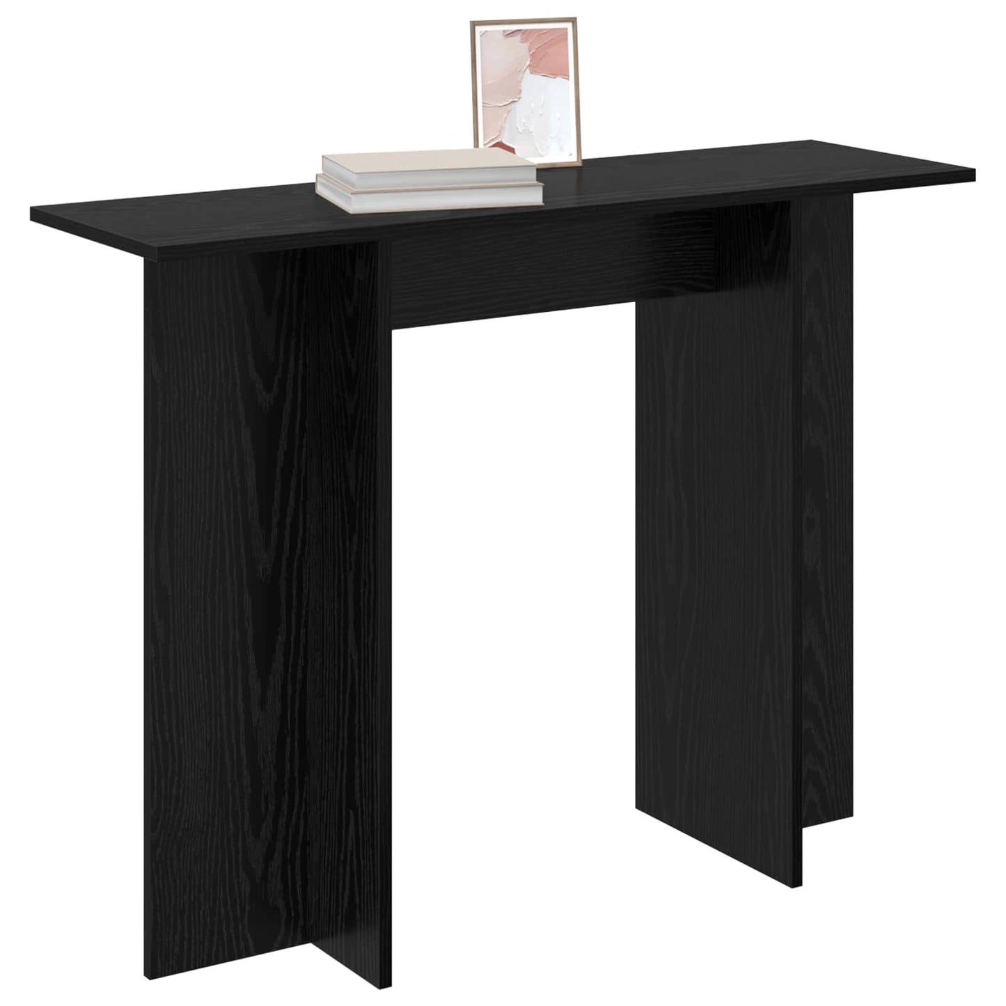 Konsolentisch Schwarze Eiche 100 x 30 x 75 cm Holzwerkstoff