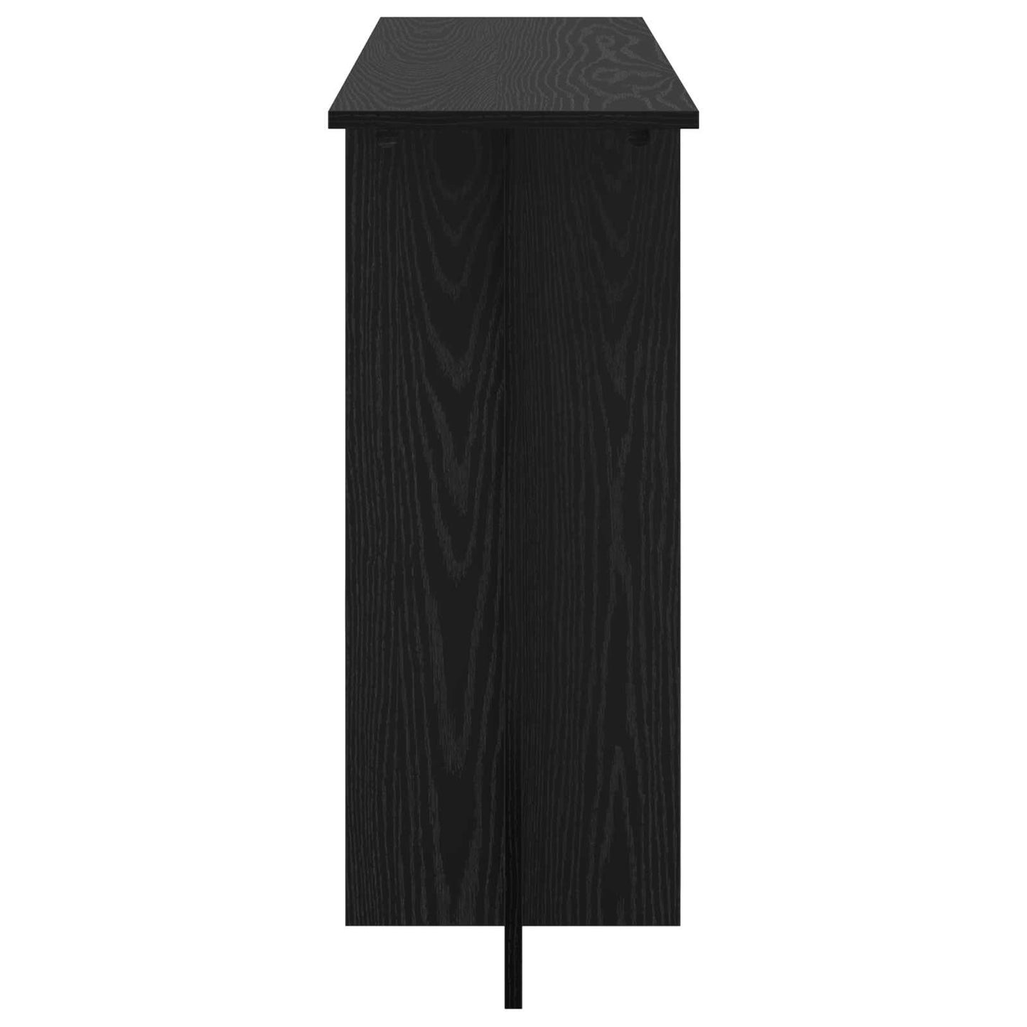 Konsolentisch Schwarze Eiche 100 x 30 x 75 cm Holzwerkstoff