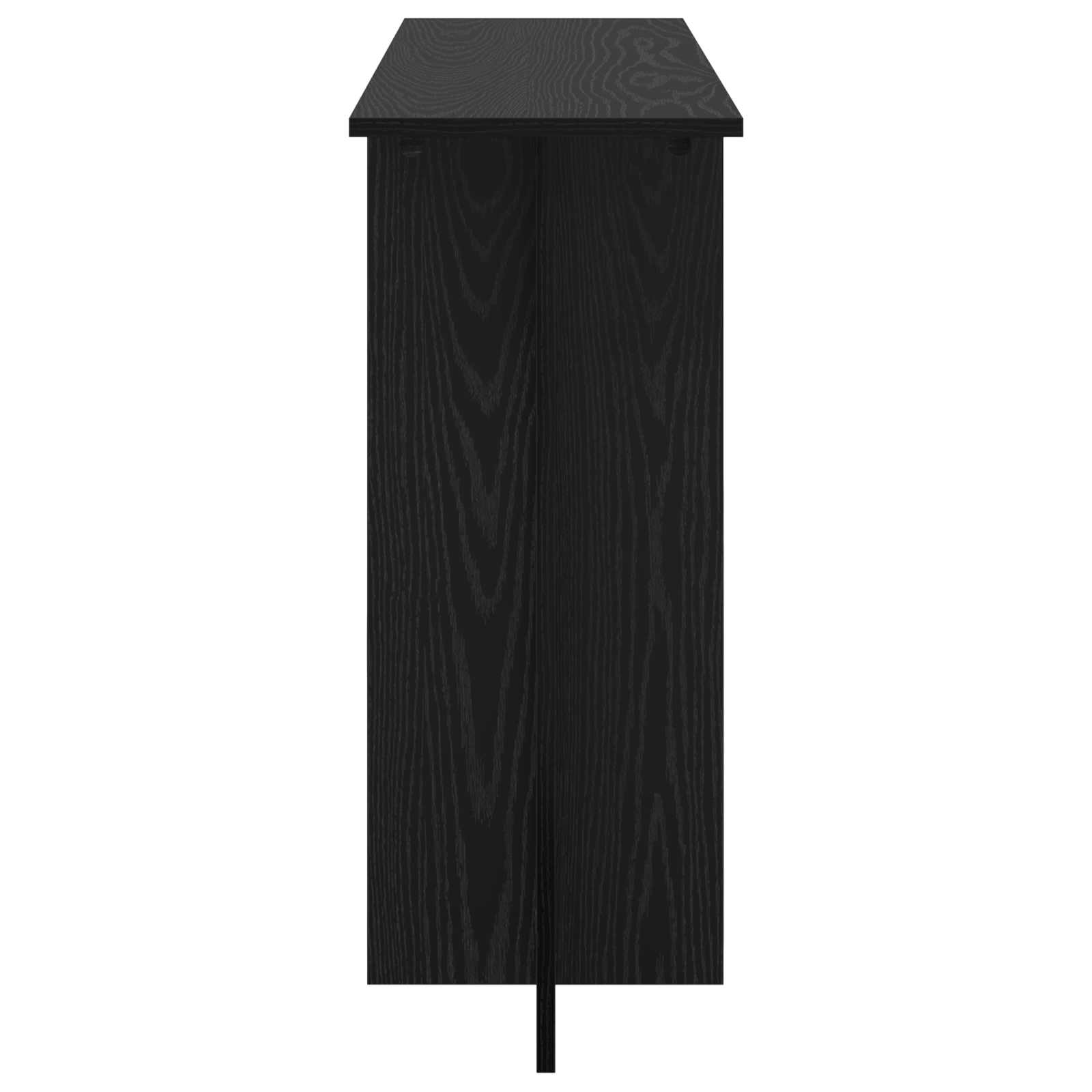 Konsolentisch Schwarze Eiche 100 x 30 x 75 cm Holzwerkstoff