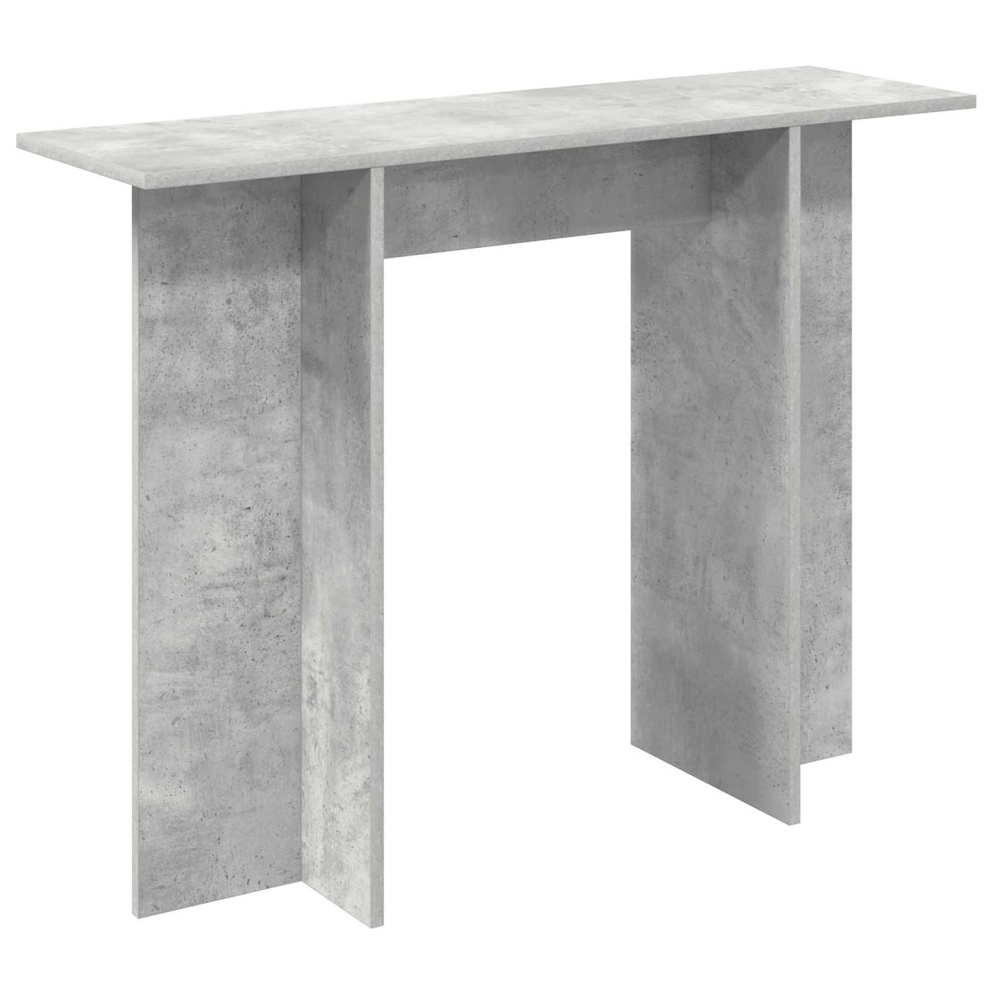 Konsolentisch Betongrau 100 x 30 x 75 cm Holzwerkstoff