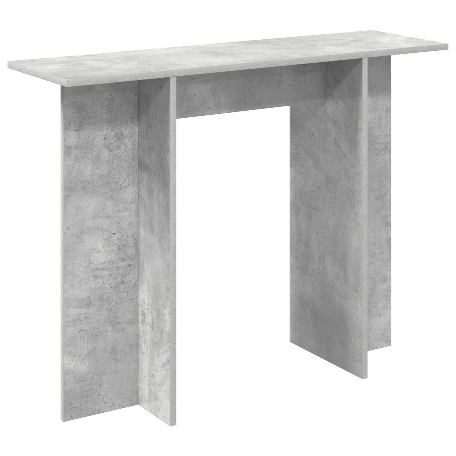Konsolentisch Betongrau 100 x 30 x 75 cm Holzwerkstoff
