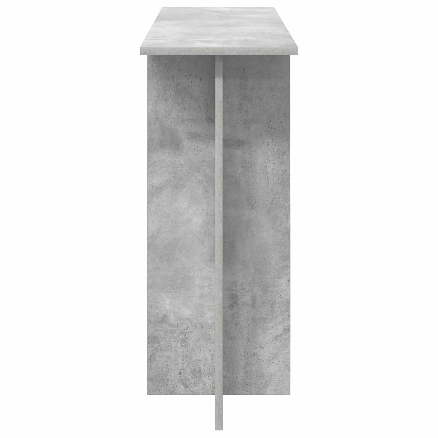 Konsolentisch Betongrau 100 x 30 x 75 cm Holzwerkstoff