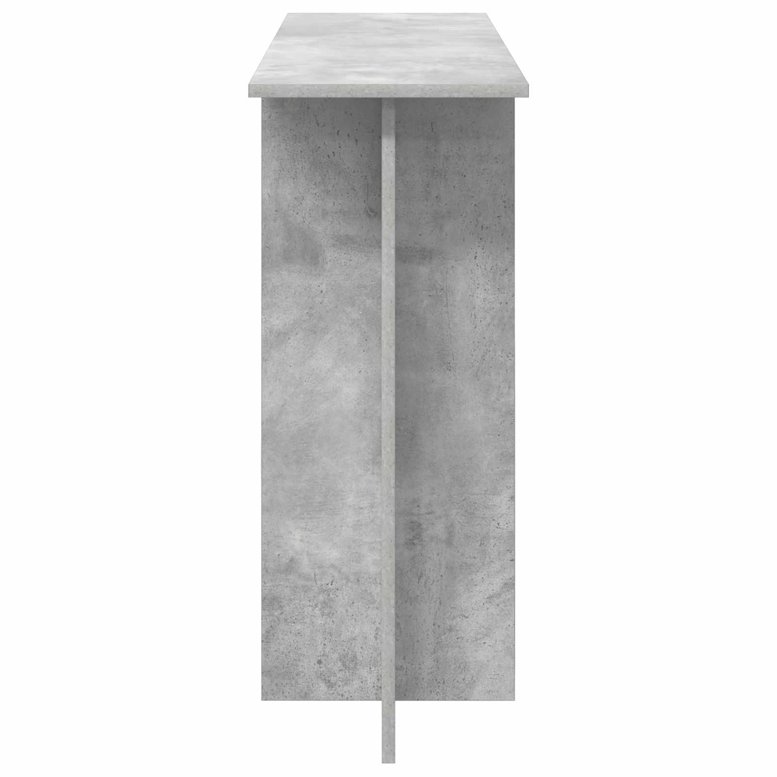 Konsolentisch Betongrau 100 x 30 x 75 cm Holzwerkstoff