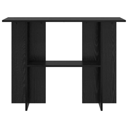 Konsolentisch Schwarz Eichen-Optik 100 x 30 x 75 cm