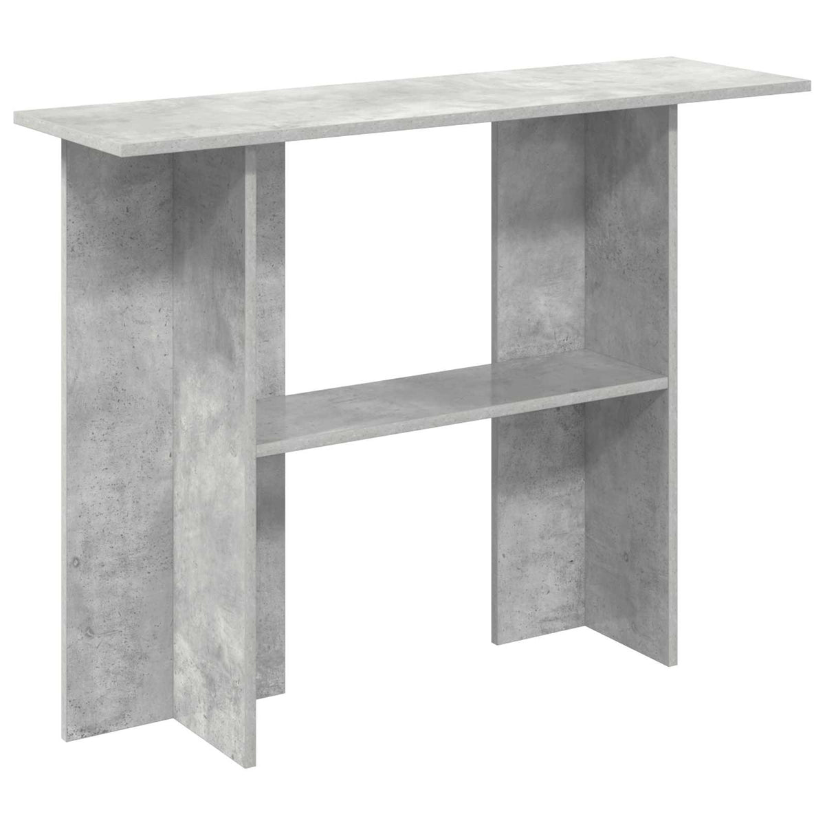 Konsolentisch Betongrau 100 x 30 x 75 cm Holzwerkstoff