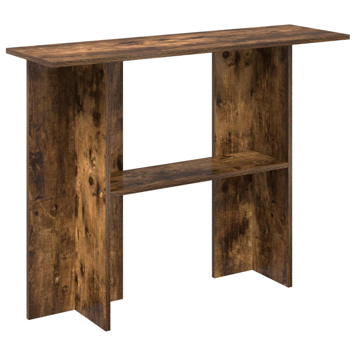 Konsolentisch Räuchereiche 100 x 30 x 75 cm Holzwerkstoff