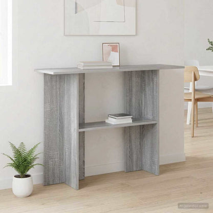 Konsolentisch Sonoma-Grau 100 x 30 x 75 cm Holzwerkstoff
