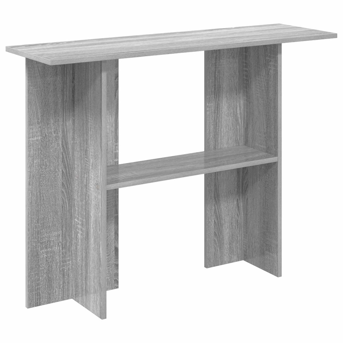 Konsolentisch Sonoma-Grau 100 x 30 x 75 cm Holzwerkstoff