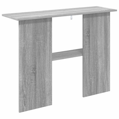 Konsolentisch Sonoma-Grau 100 x 30 x 75 cm Holzwerkstoff