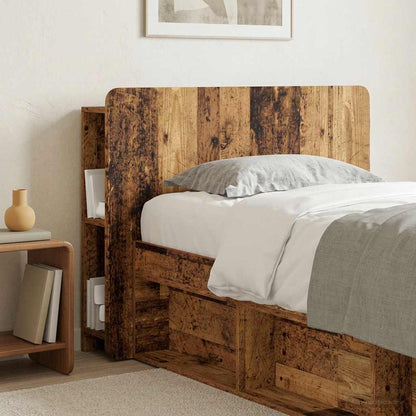 Kopfteil Schrank mit Speicher Altholz Holzwerkstoff