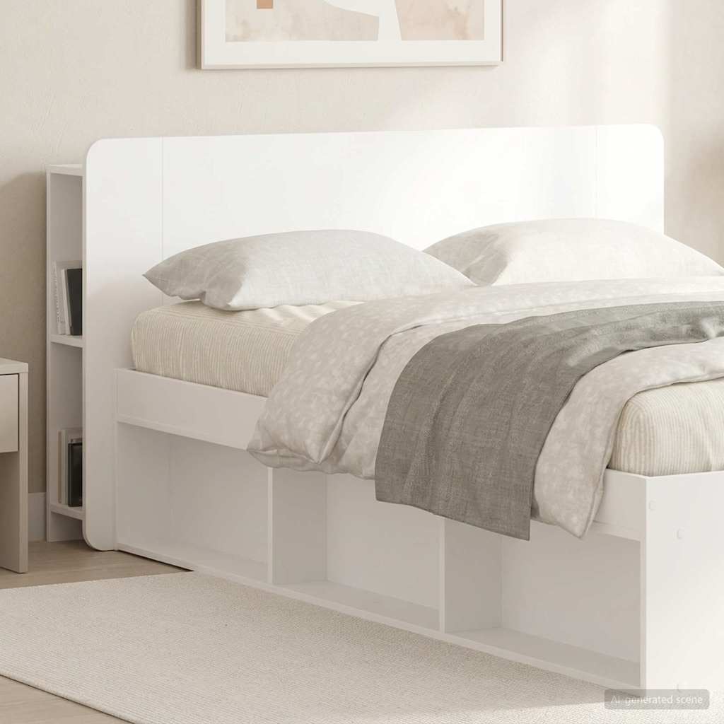 Kopfteil Schrank Weiß 135 x 18,5 x 80 cm Holzwerkstoff