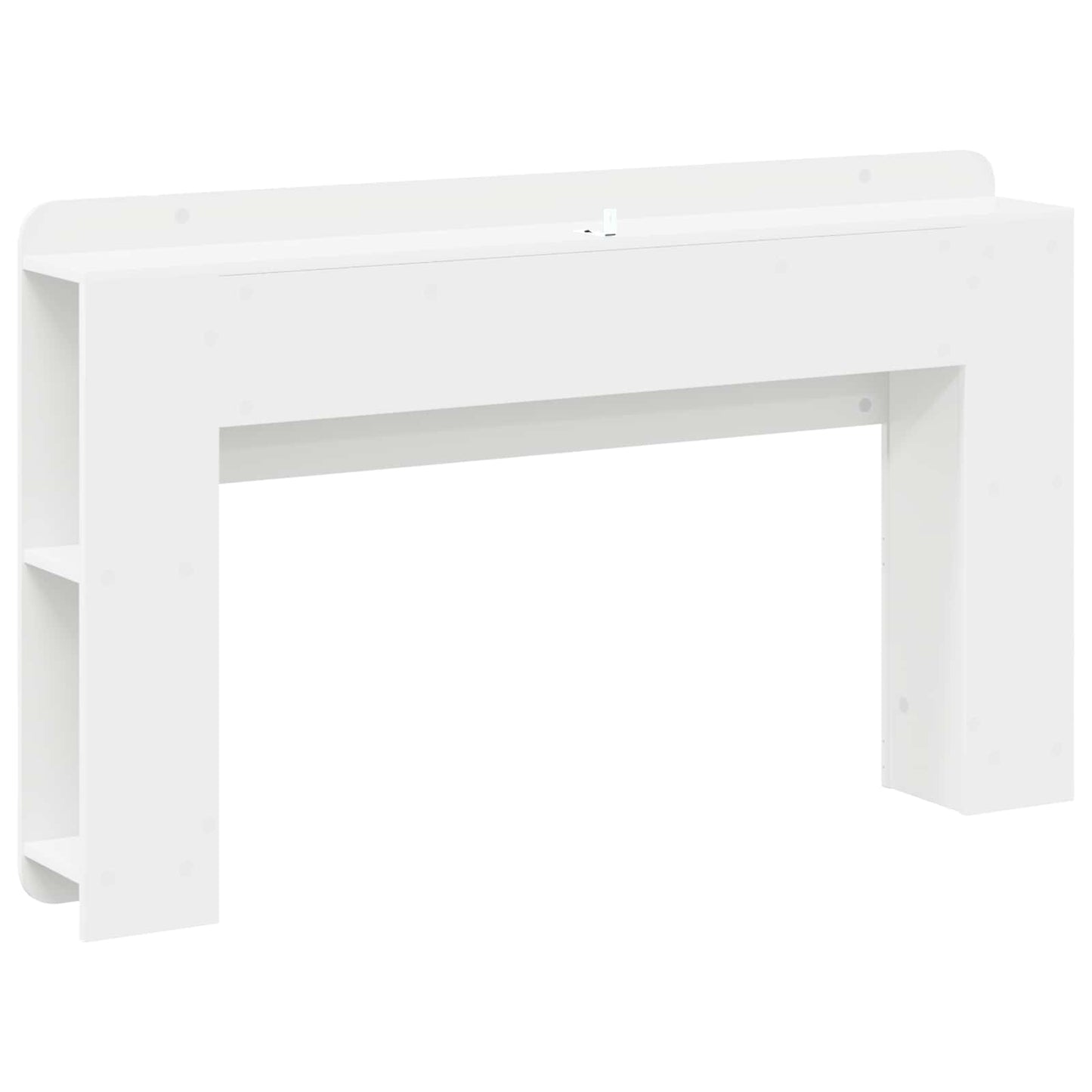 Kopfteil Schrank Weiß 135 x 18,5 x 80 cm Holzwerkstoff