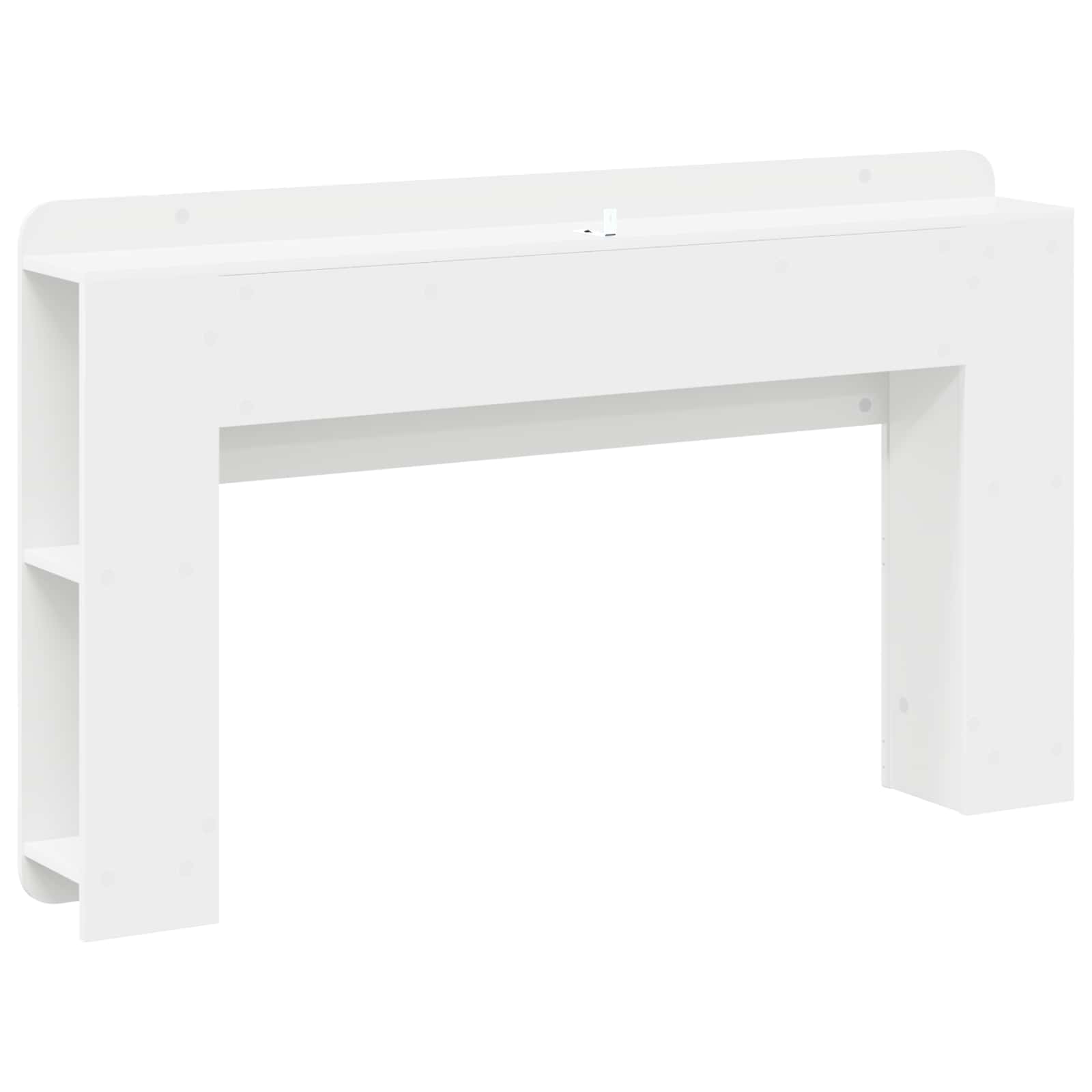Kopfteil Schrank Weiß 135 x 18,5 x 80 cm Holzwerkstoff