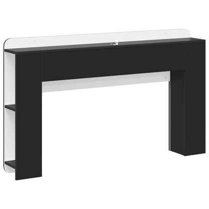 Kopfteil Schrank Schwarz 135 x 18,5 x 80 cm Holzwerkstoff