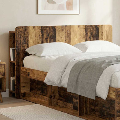 Kopfteil Schrank mit Speicher Altholz Holzwerkstoff