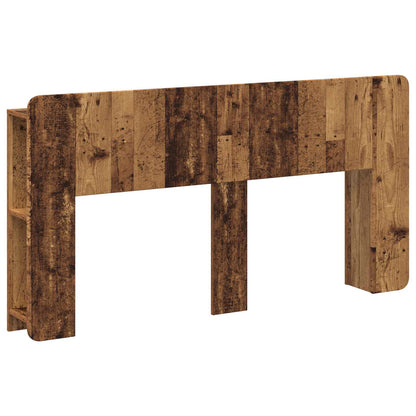 Kopfteil Schrank mit Speicher Altholz Holzwerkstoff