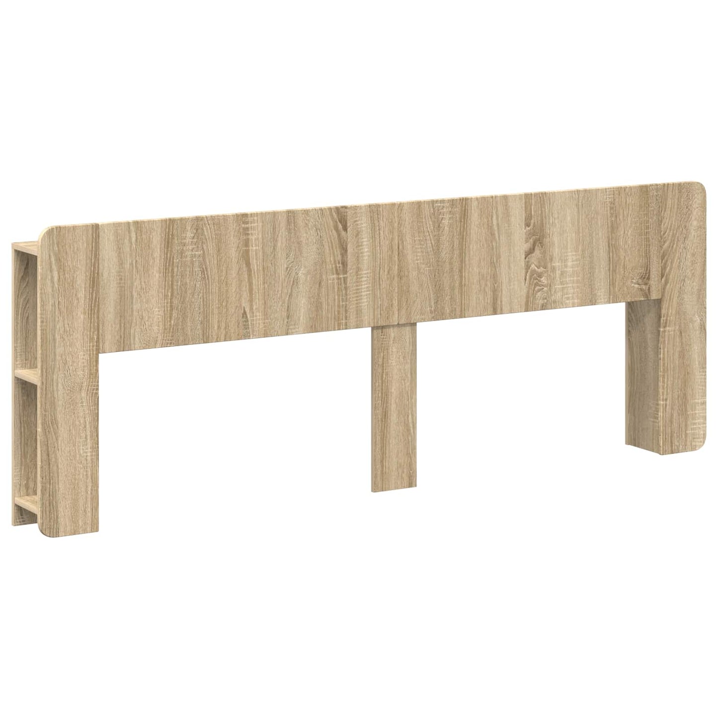 Kopfteil Schrank mit Speicher Sonoma-Eiche Holzwerkstoff