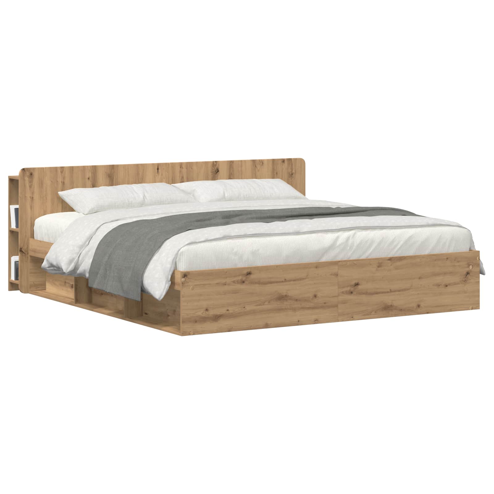 Kopfteil Schrank Artisan-Eiche 200 cm Holzwerkstoff