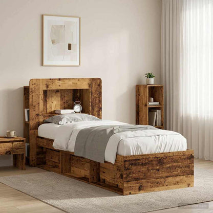 Kopfteil Schrank mit Speicher Altholz Holzwerkstoff